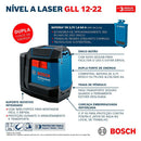 Nível a Laser Verde de Chão GLL 12-22 G 12m com Suporte Giratório BOSCH-0601065320-000