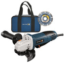 Esmerilhadeira Angular 5" Dexter 2025R04S00-0010 800W 220V com Bolsa de Ferramentas e Disco