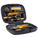 Kit de Ferramentas Manuais WAP MKF21 com 21 Peças e Maleta Organizadora Amarelo