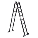 Escada De Aluminio Multifuncion 4×4 16 Degraus Black Edition
