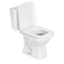 Kit Vaso Sanitário com Caixa Acoplada e Assento Branco Duplo Acionamento 3/6L Saída Vertical Lirio Fiori