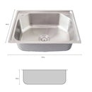 Cuba Pia Gourmet Luxo Prizi Aço Inox 304 43x57cm Kit Completo – C5743