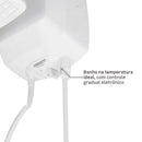 Chuveiro Elétrico Eletrônico 6800w Branco Quadrado Futura Lorenzetti