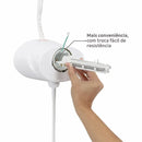 Chuveiro Elétrico Eletrônico 7500w Branco Redondo Top Jet Lorenzetti 110V