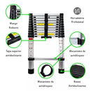Escada Telescopica Extensiva 13 Degraus 3,8m