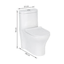 Vaso Sanitário Acoplado (monobloco) Smart 225 + Anel de vedação + Mangueira flexivel – Smart Norte