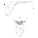 Chuveiro Elétrico 7500W Duo Shower Quadra Eletrônica Lorenzetti Branco