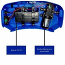 Pulverizador Pem P20 Bomba Costal Elétrico e Manual 20 Litros Kawashima a Bateria Azul